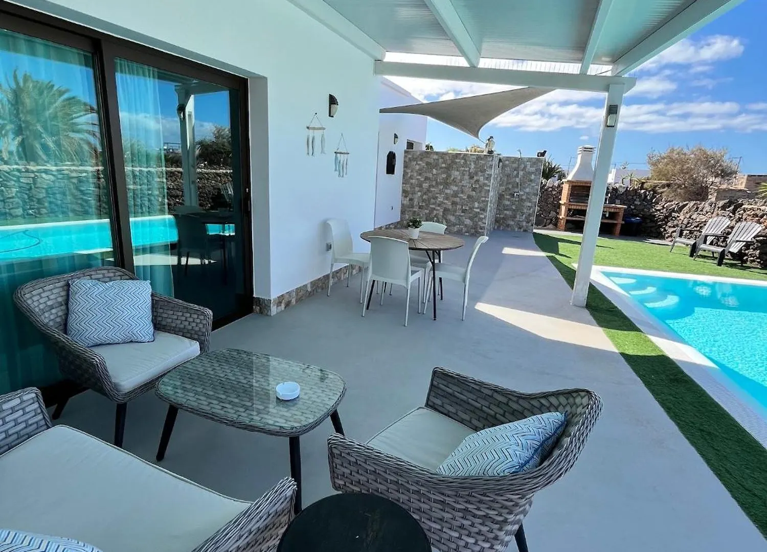 Seaside Villa Retreat: El Roque Oasis with Private Pool El Cotillo  Spain